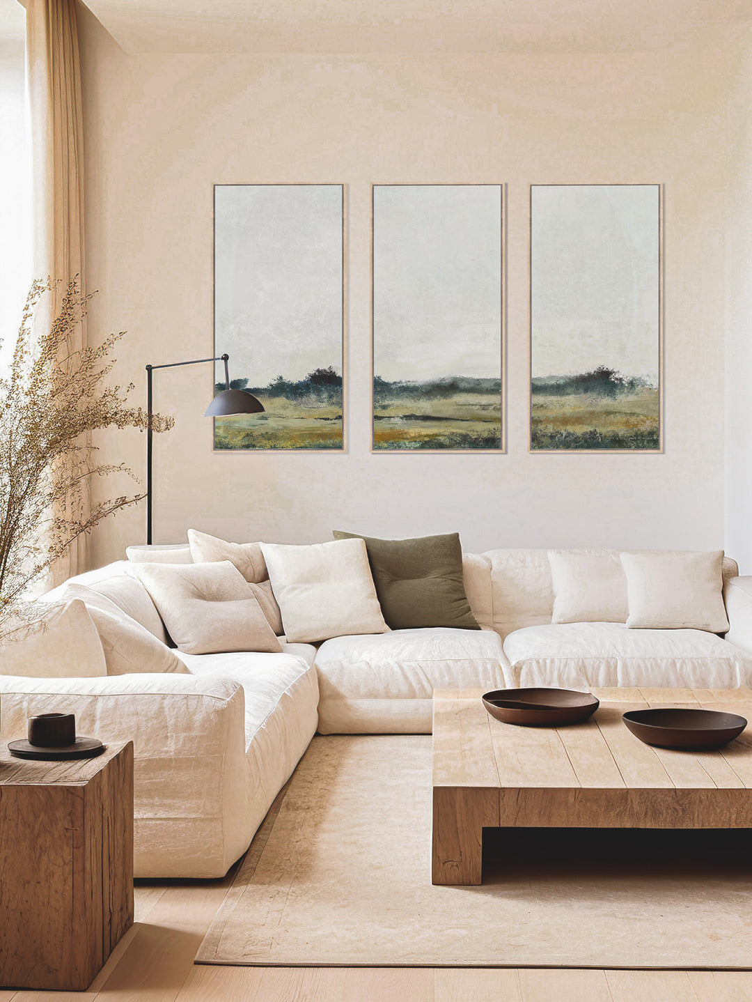 Klein Karoo Wall Art Set of 3 in Veld