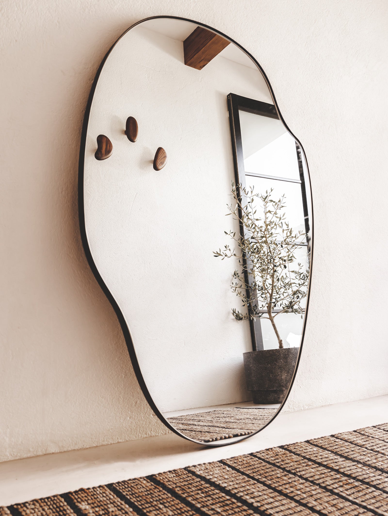Molveno Mirror in Matte Black - Hertex Haus Online - Hertex Haus
