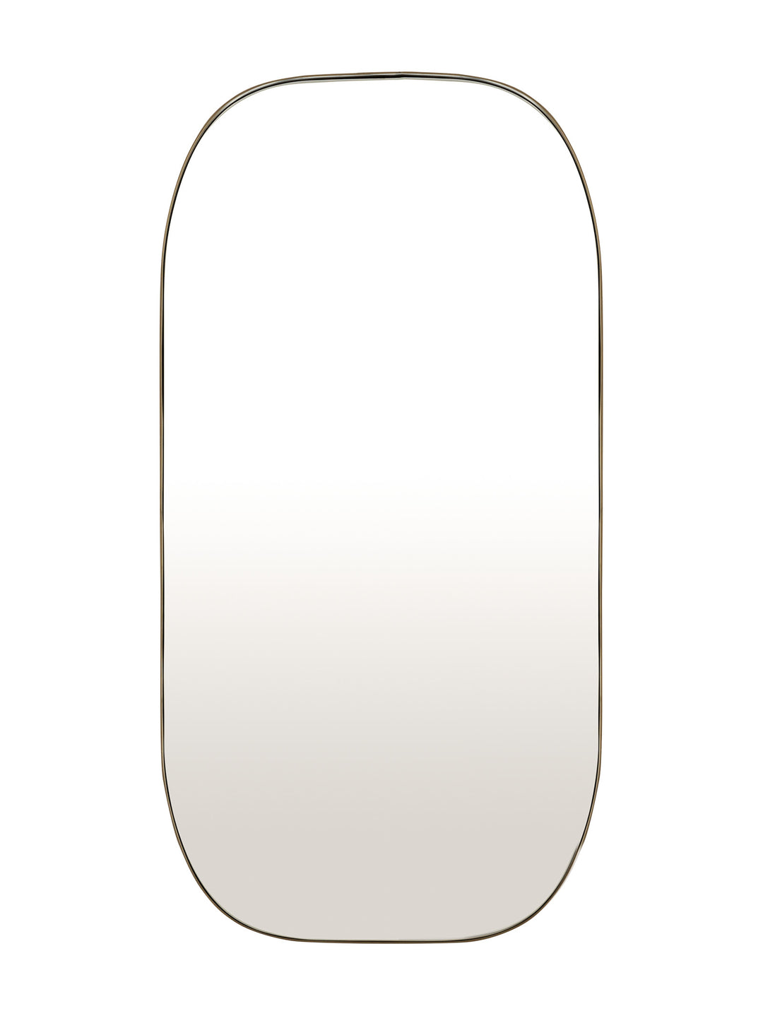 Levico Mirror L in Antique Brass