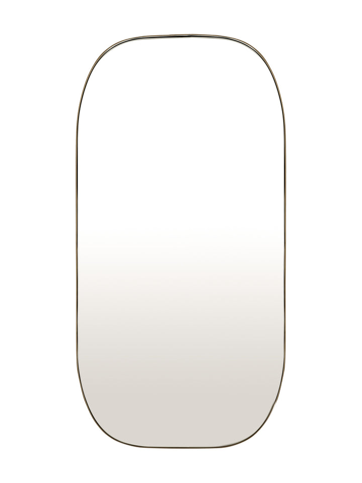 Levico Mirror L in Antique Brass