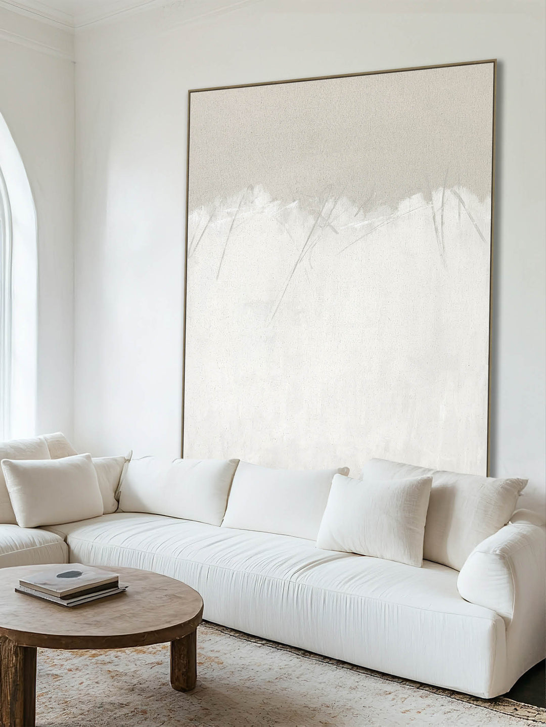 Linen Flax Wall Art in Lino