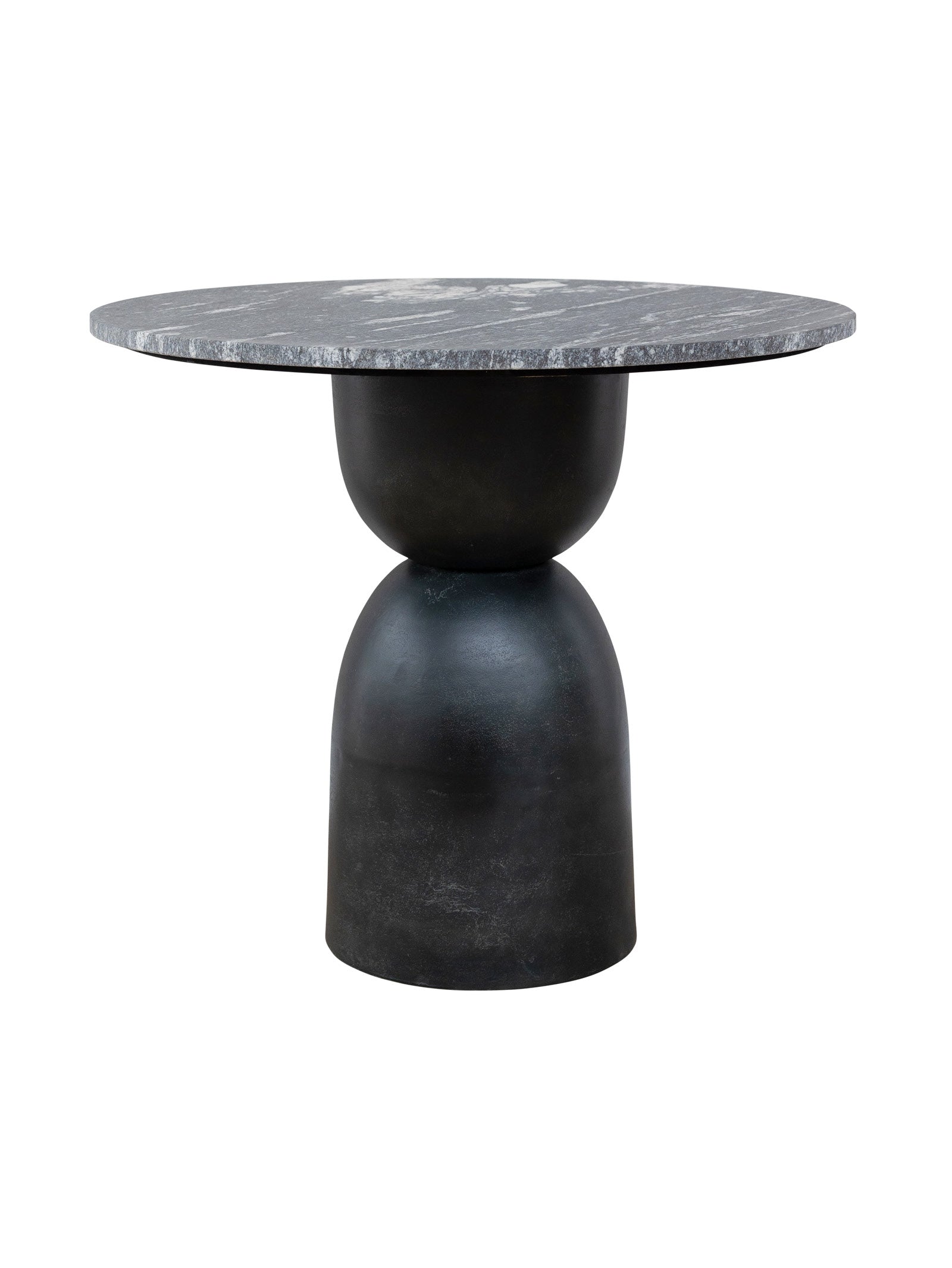 Lisbon Marble Bistro Table in Carbon - Hertex Haus - Hertex Haus