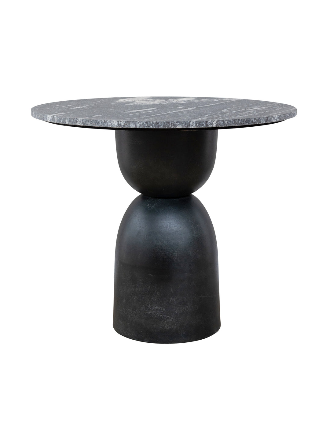 Lisbon Marble Bistro Table in Carbon