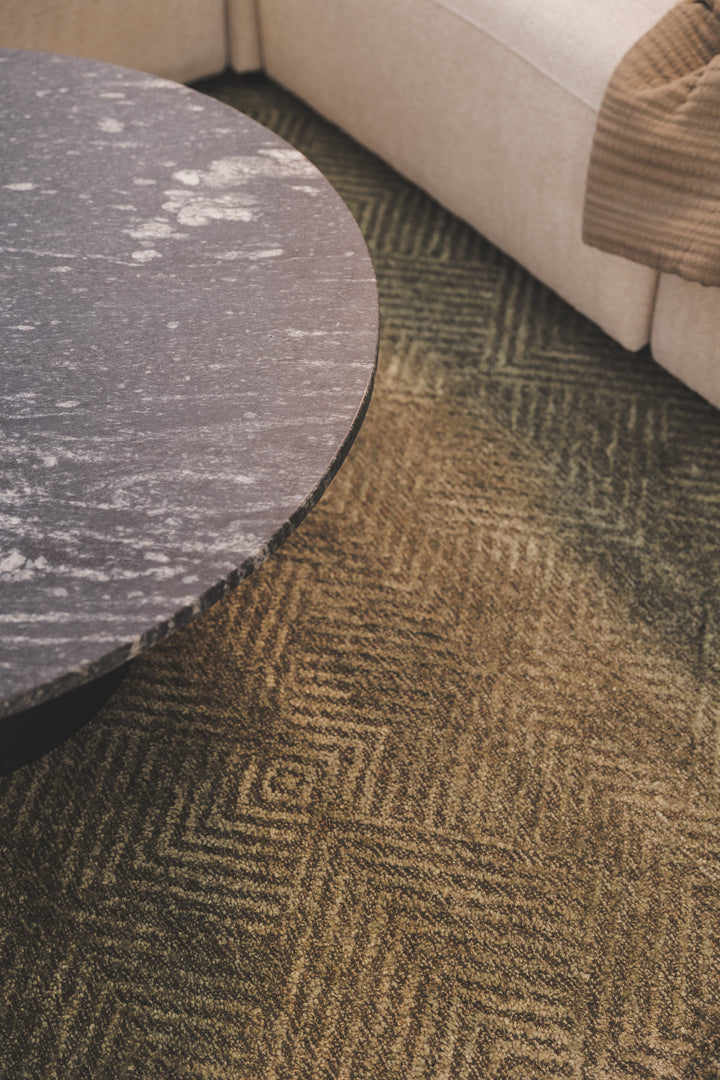 Lisbon Marble Coffee Table in Carbon