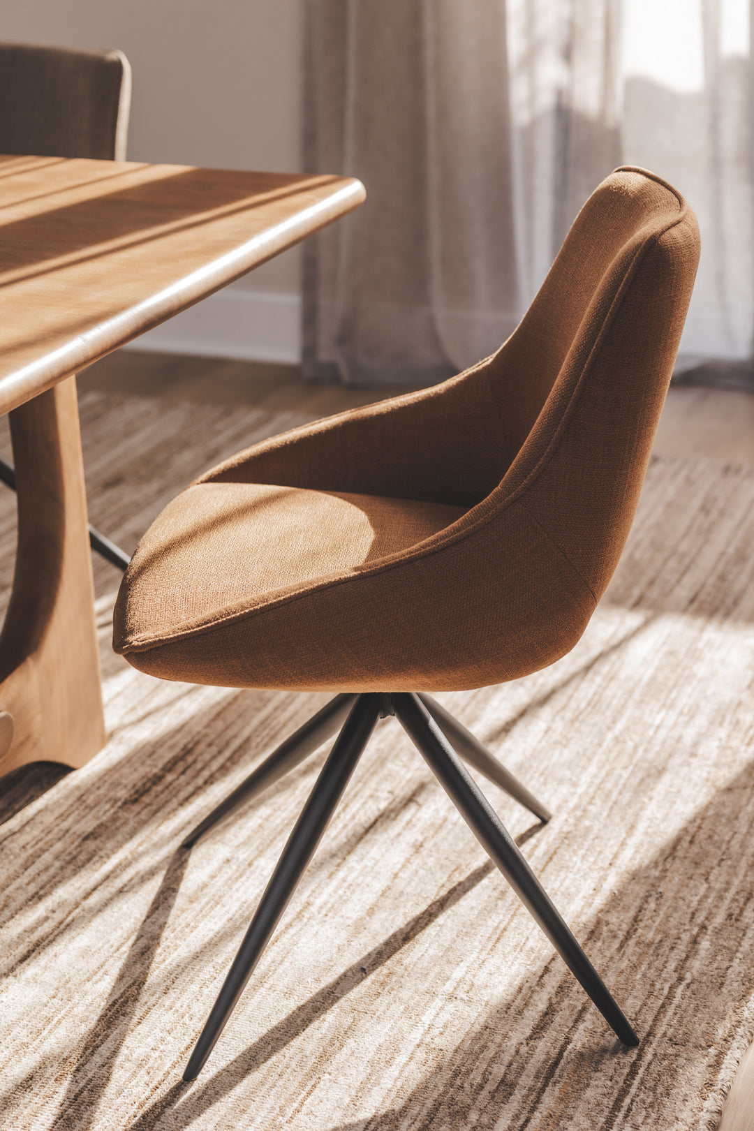 Louis Swivel Dining Chair
