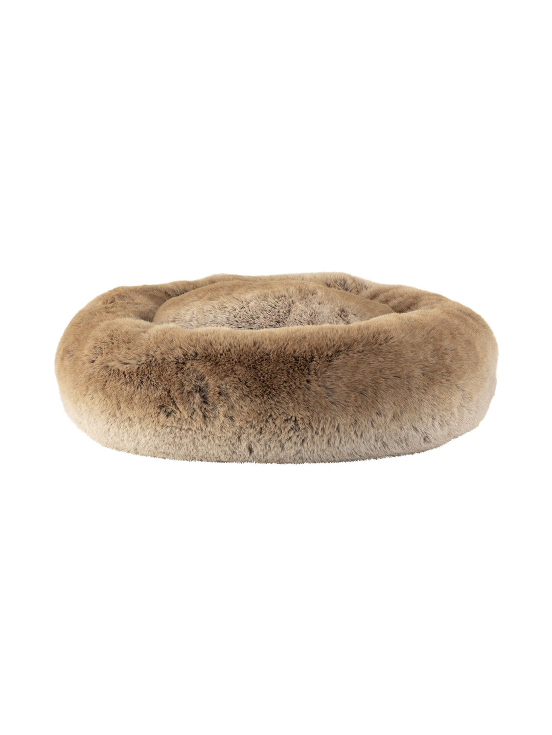 Lulu Faux Fur Pet Bed in Coco