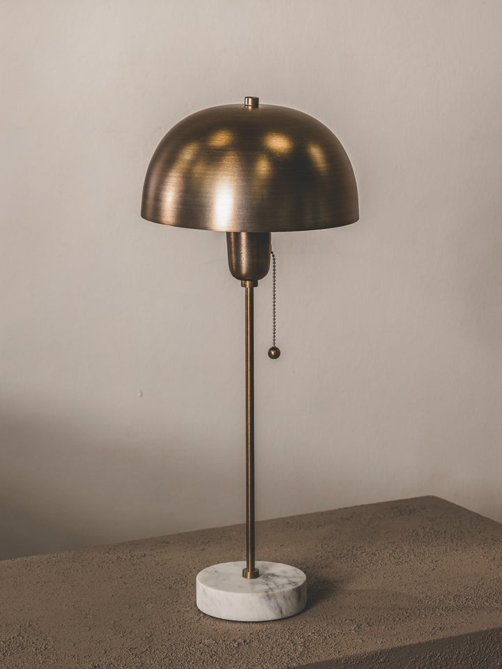 Lyric Bedside Lamp in Gilded
