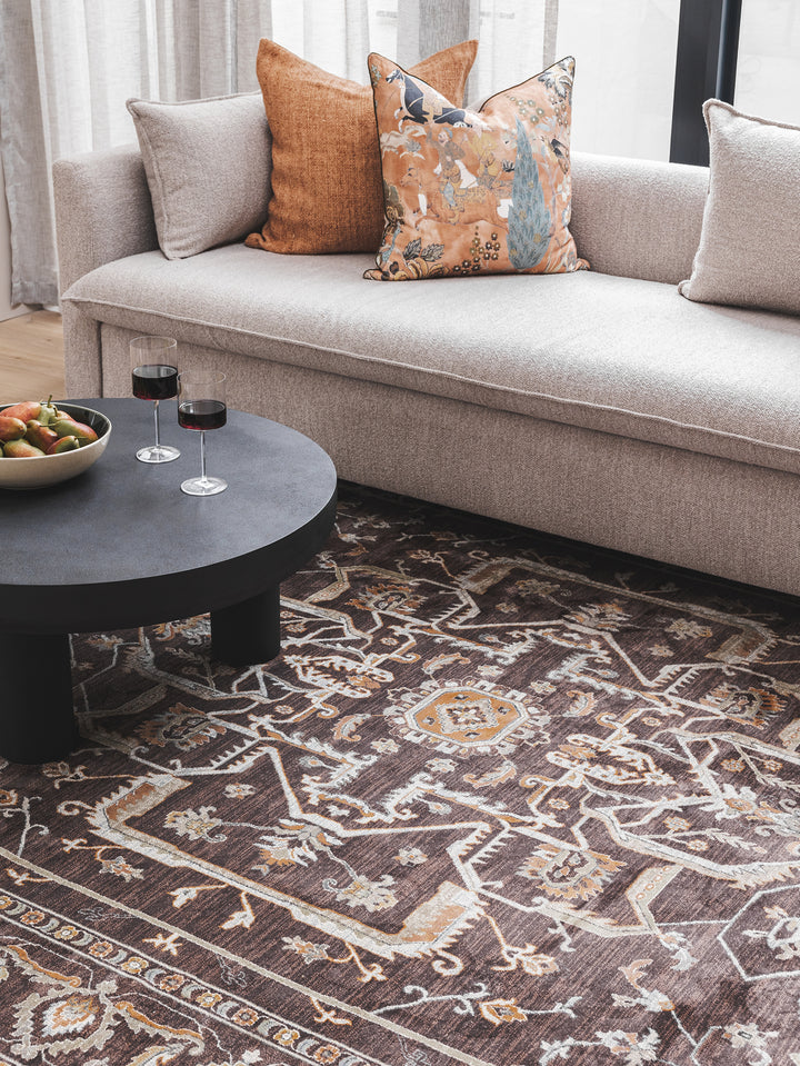 Revive Rug in Autumn Orchid