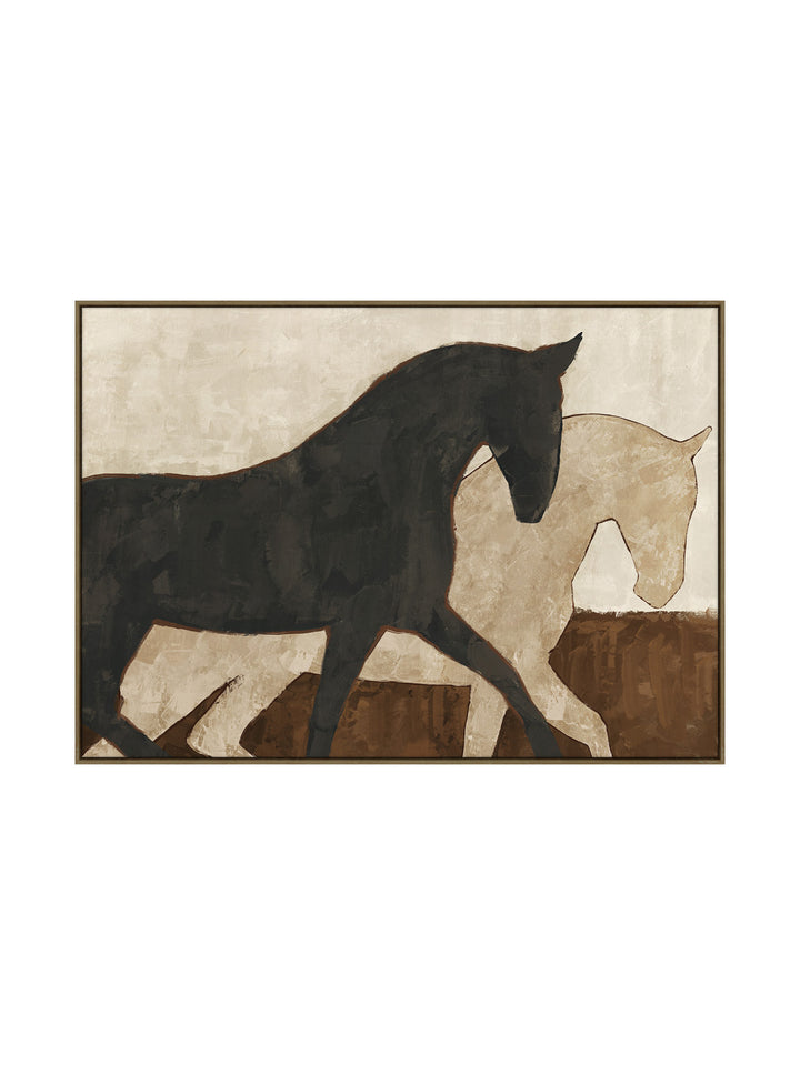 Majestic Spirits Wall Art in Smoky Cremello