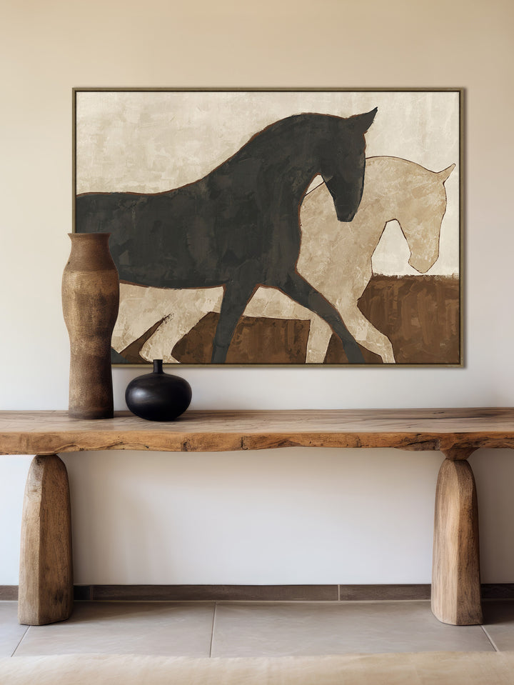 Majestic Spirits Wall Art in Smoky Cremello