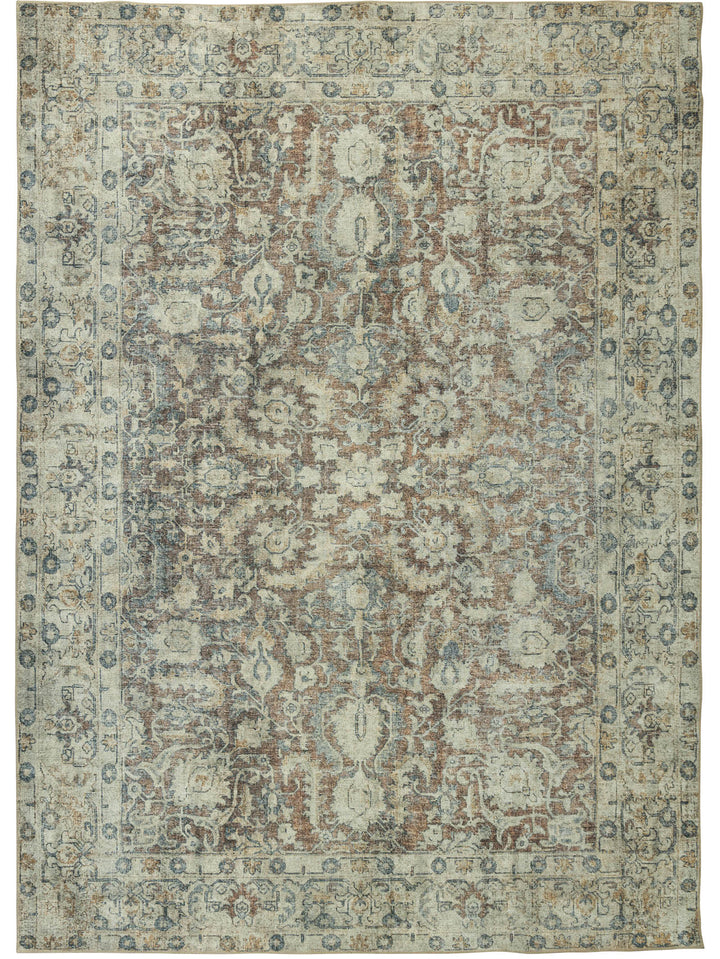 Courtship Rug in Chestnut