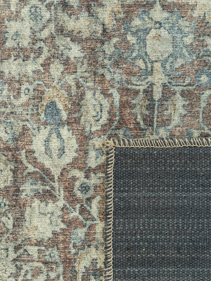 Courtship Rug in Chestnut