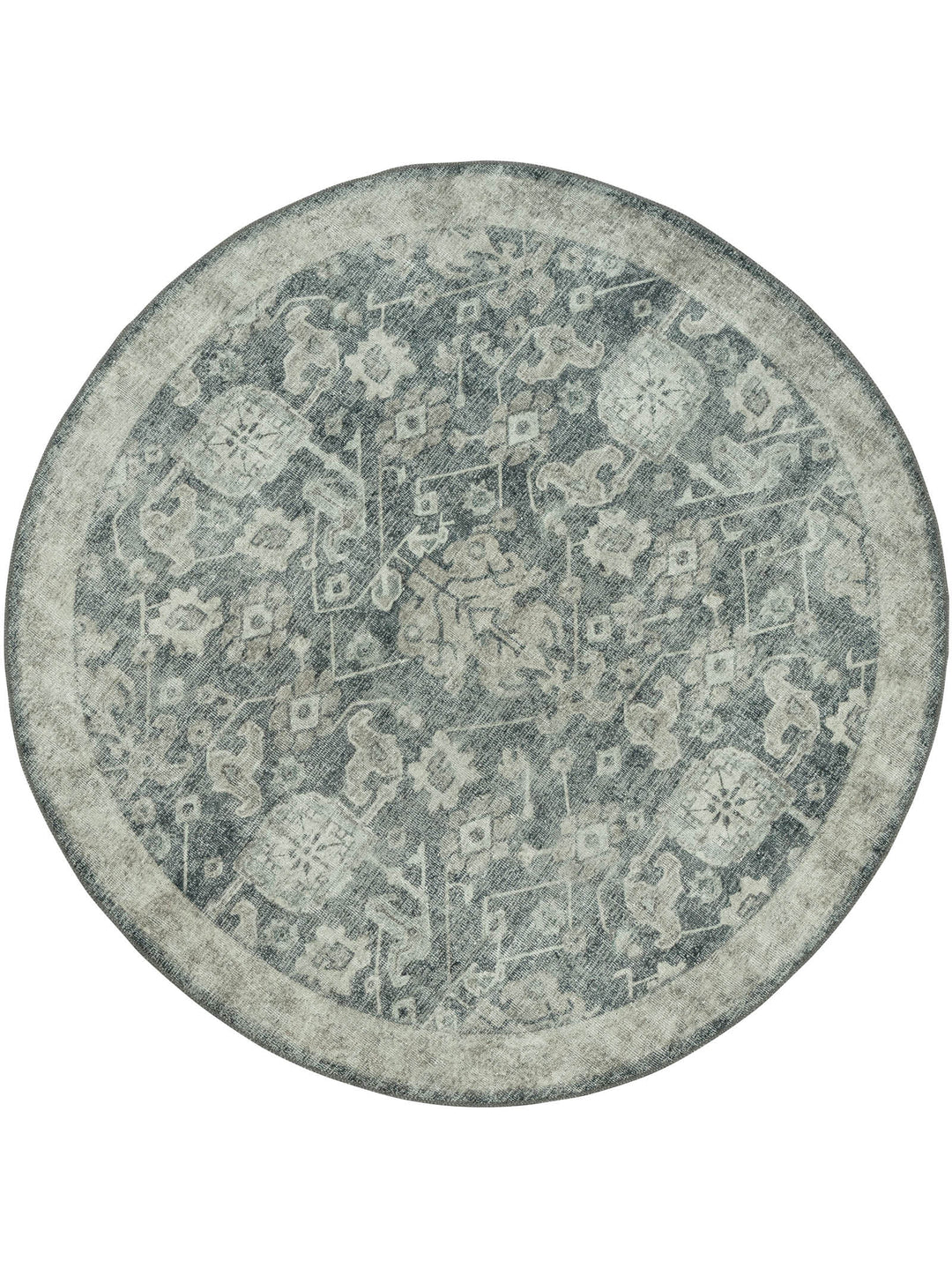 Viscount Round Rug in Admiral