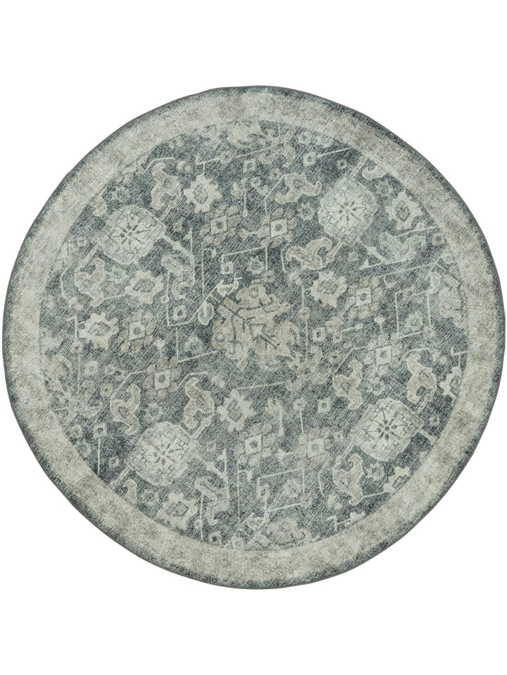 Viscount Round Rug in Admiral