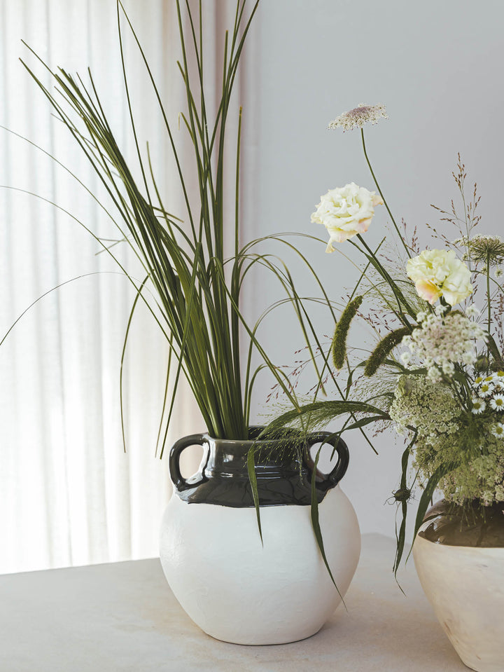 Marigold Vase in Evergreen