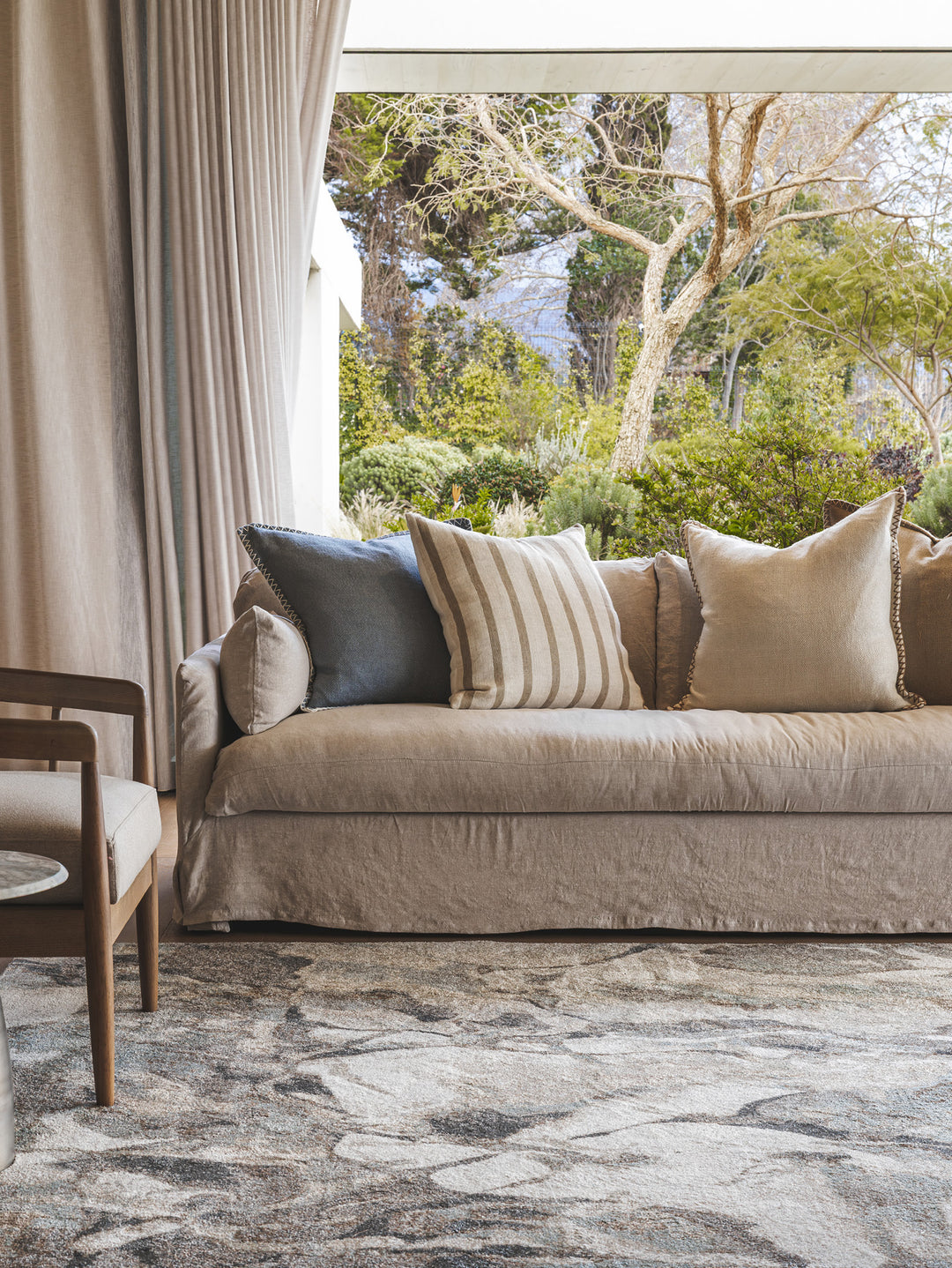 Marled Rug in Spruce
