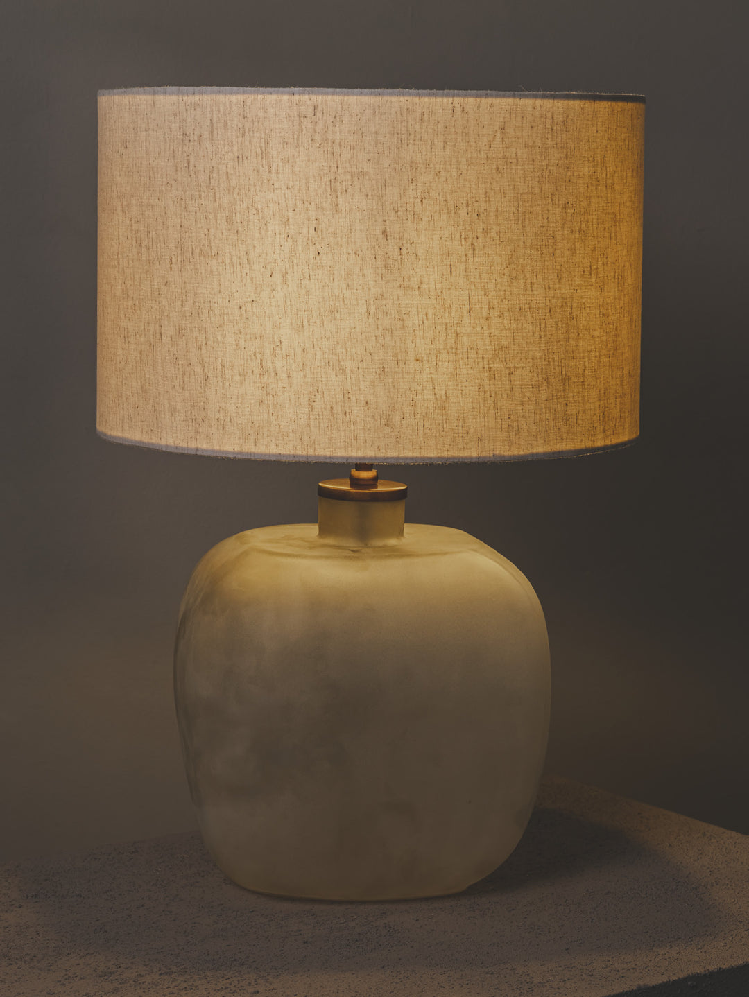 Marquee Table Lamp Large in Pearl