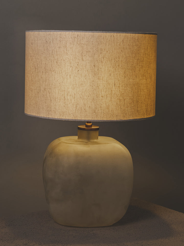 Marquee Table Lamp Large in Pearl
