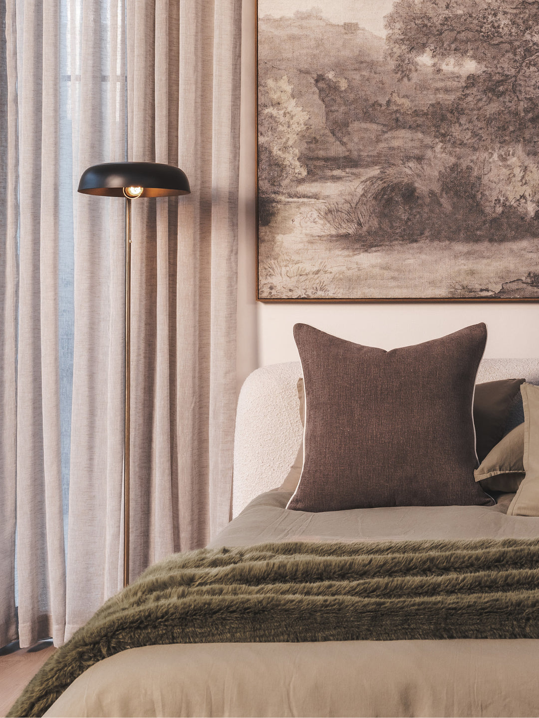 Maui Marble Floor Lamp