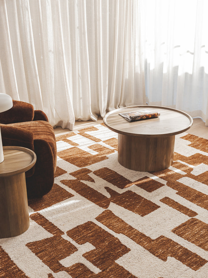Maurula Oak Coffee Table in Cumin
