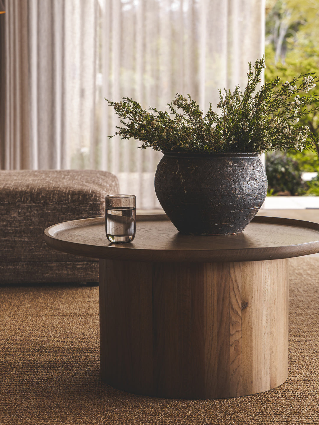 Maurula Oak Coffee Table in Cumin