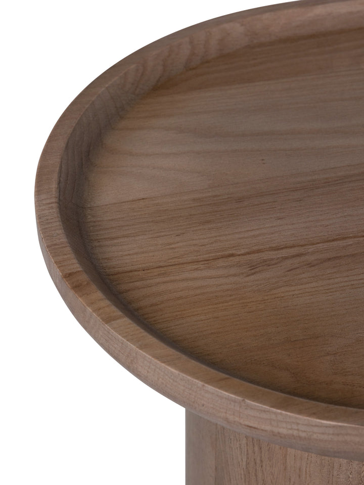 Maurula Oak Side Table in Cumin
