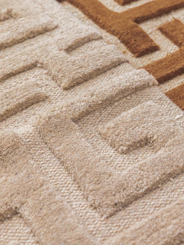 Maze Runner Rug in Dune