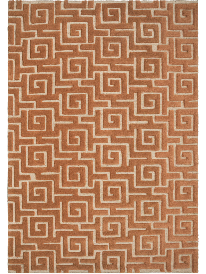 Maze Runner Rug in Tawny - Hertex Haus - Hertex Haus