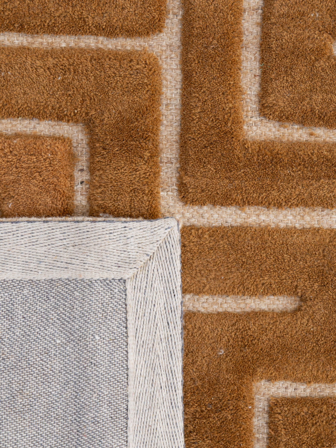 Maze Runner Rug in Tawny