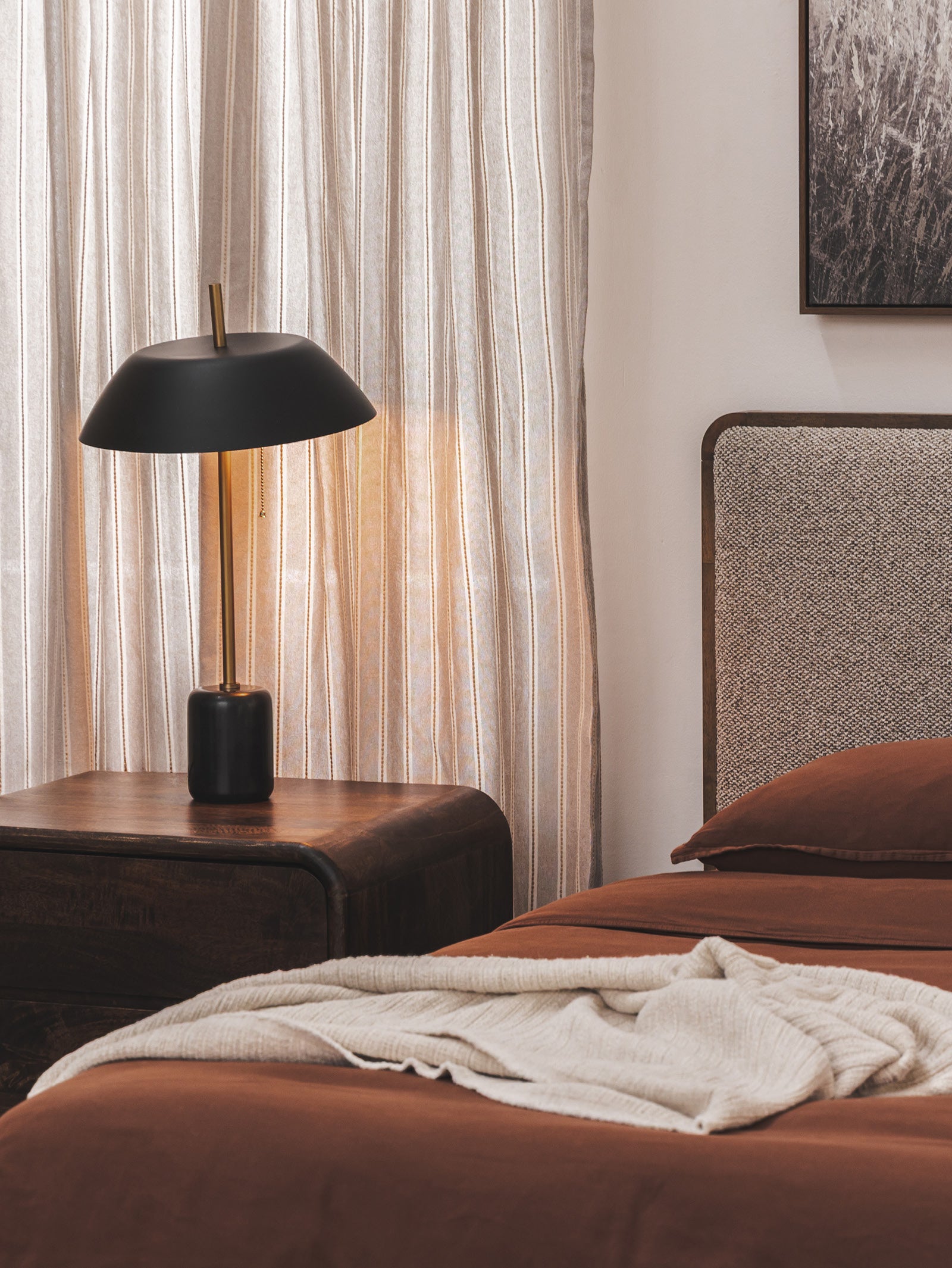 Medici Ready-Made Unlined Extra Length Curtain - Hertex Haus