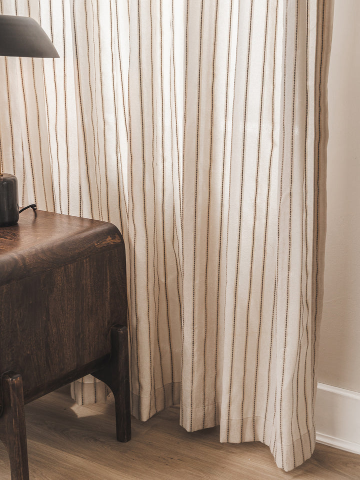 Medici Ready-Made Unlined Extra Length Curtain