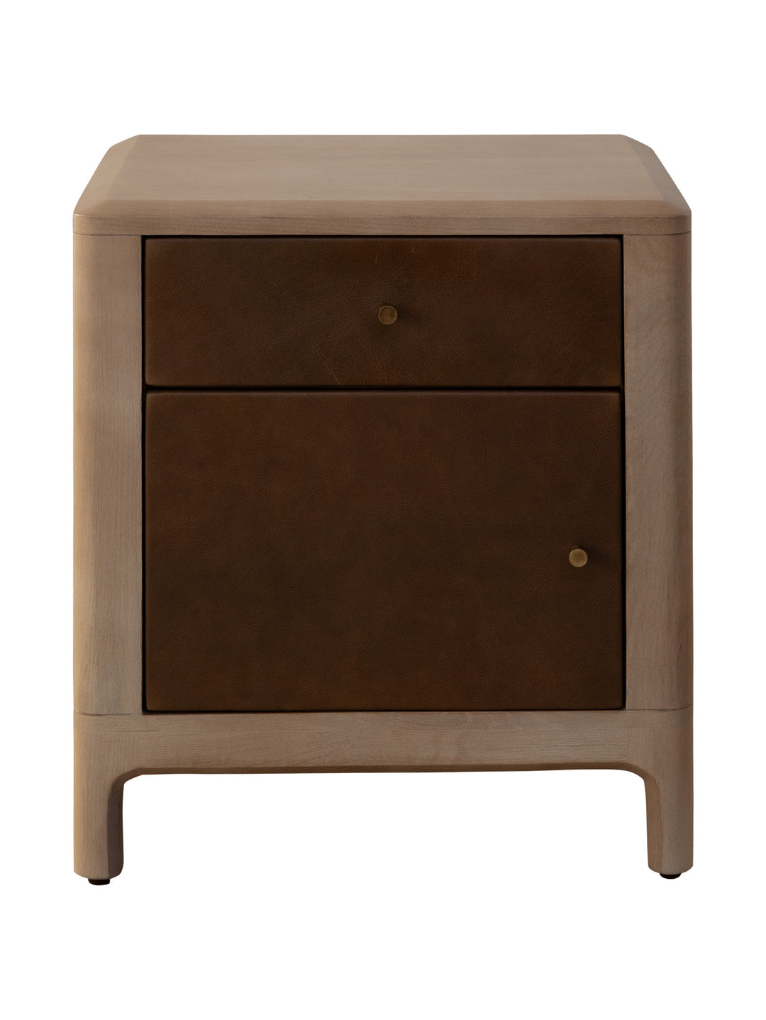 Memphis Oak Nightstand in Mocha
