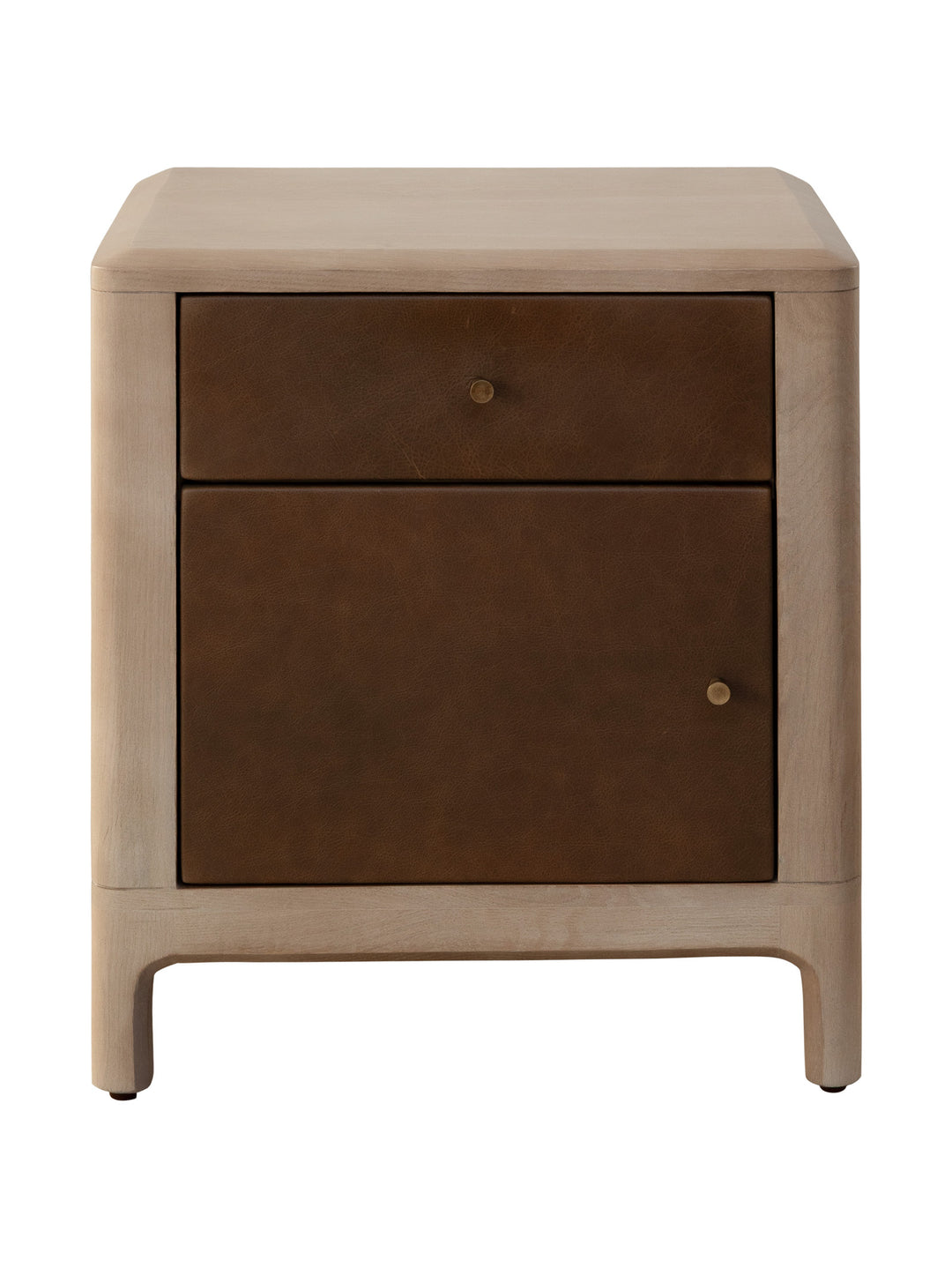 Memphis Oak Nightstand in Mocha