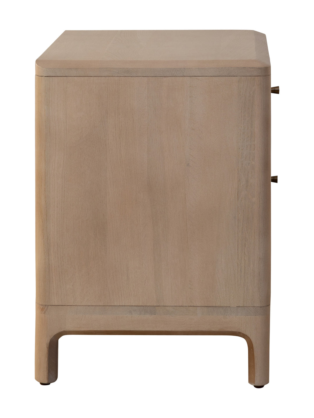 Memphis Oak Nightstand in Mocha