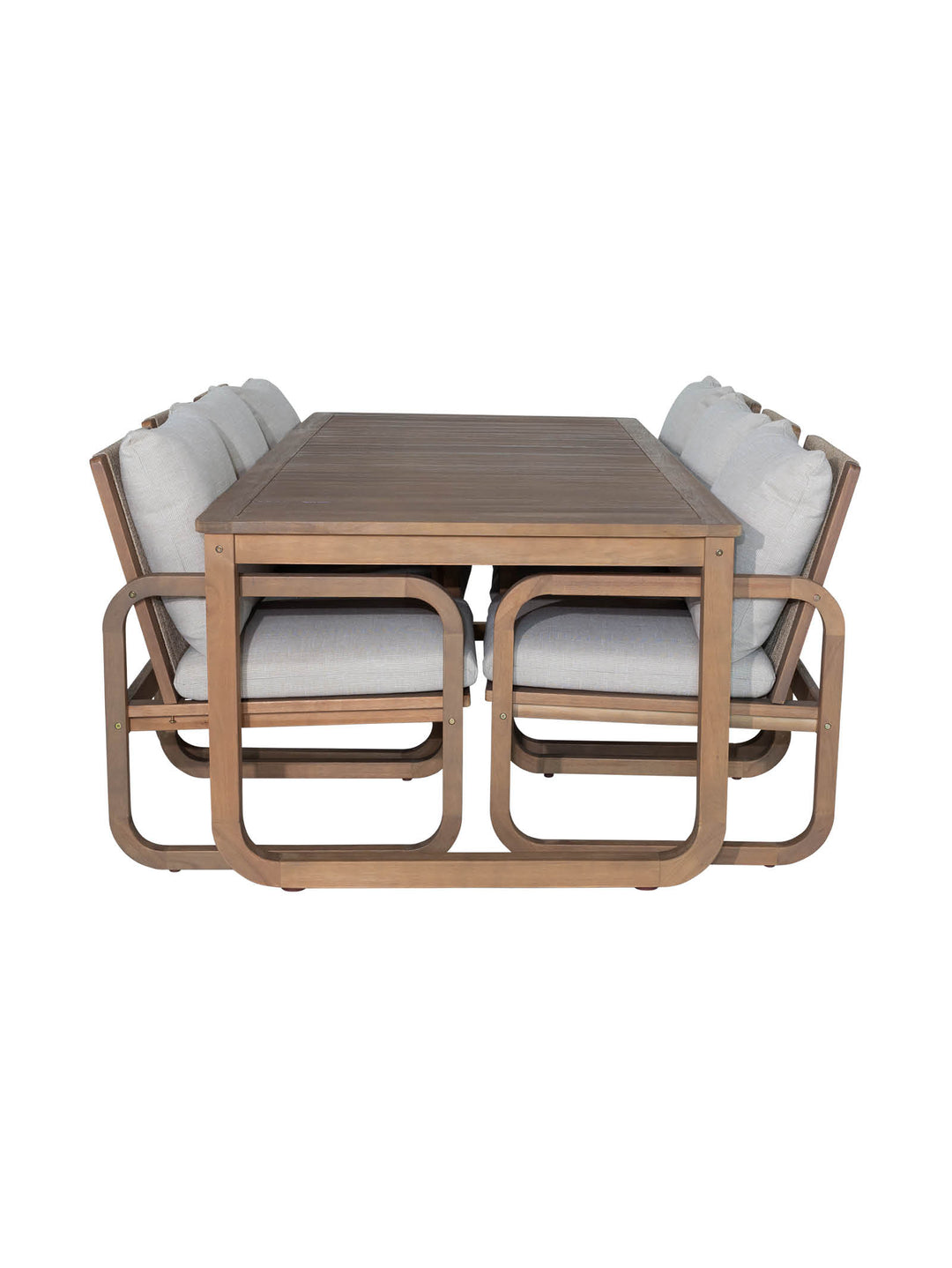 Menorca Eucalyptus Dining Table Set in Natura