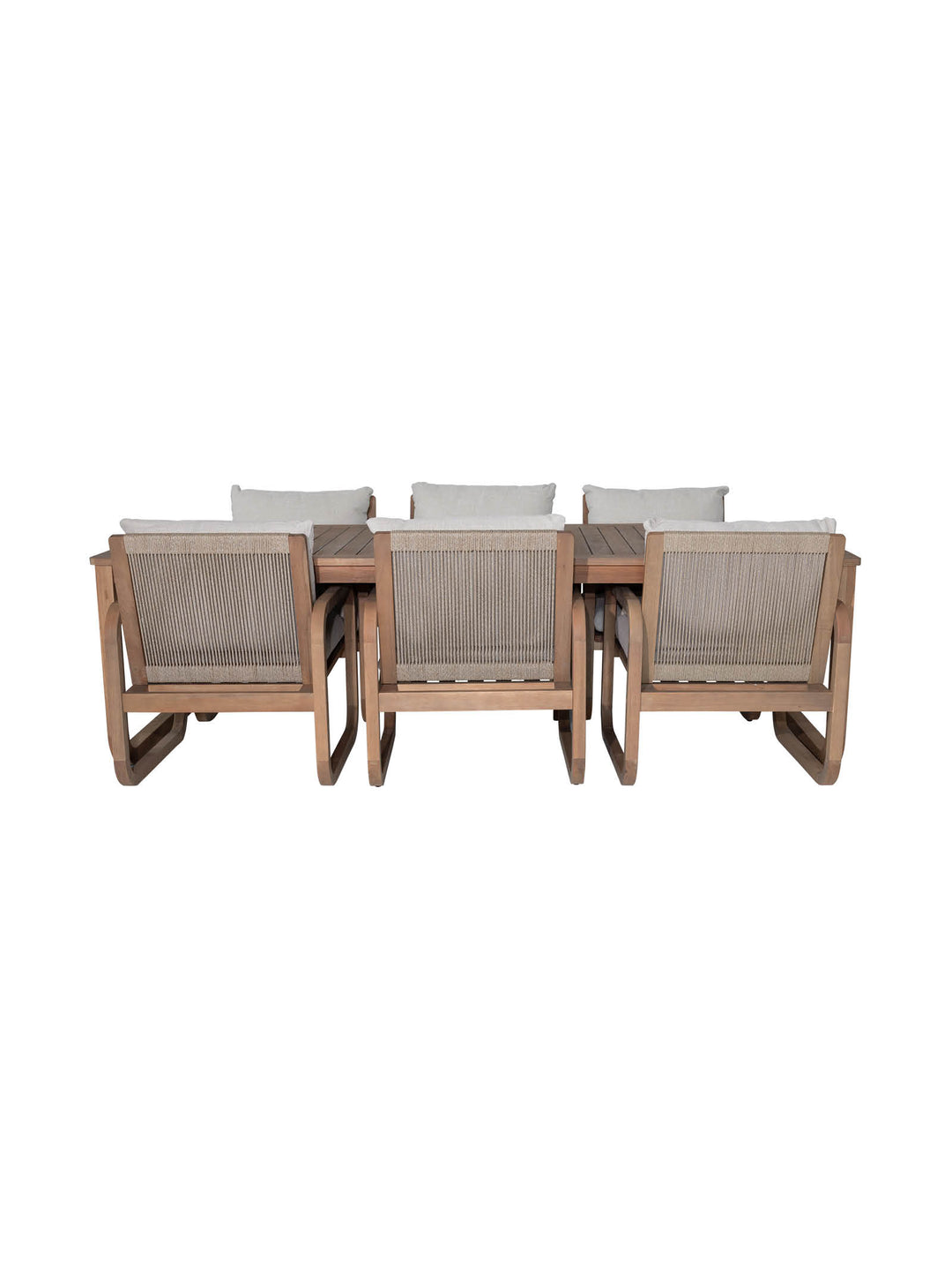 Menorca Eucalyptus Dining Table Set in Natura