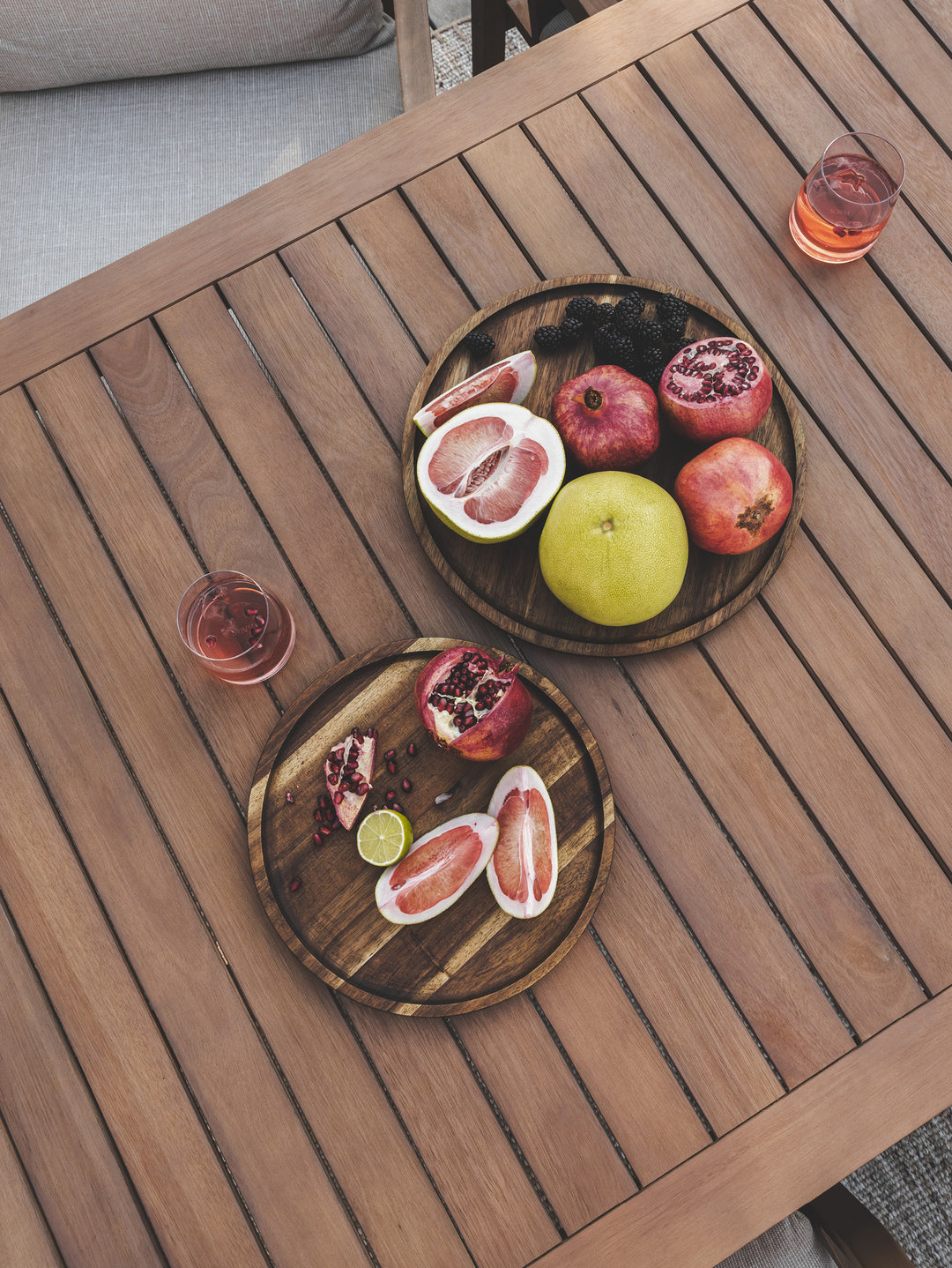 Menorca Eucalyptus Dining Table Set in Natura