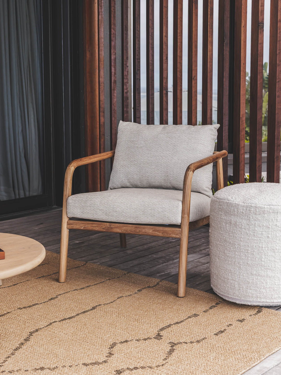 Palau Outdoor Rug in Wicker