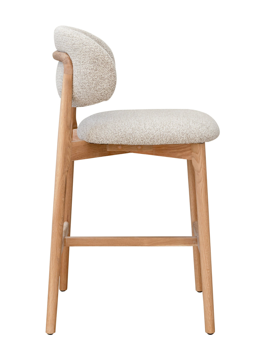 Milano Oak Bar Chair