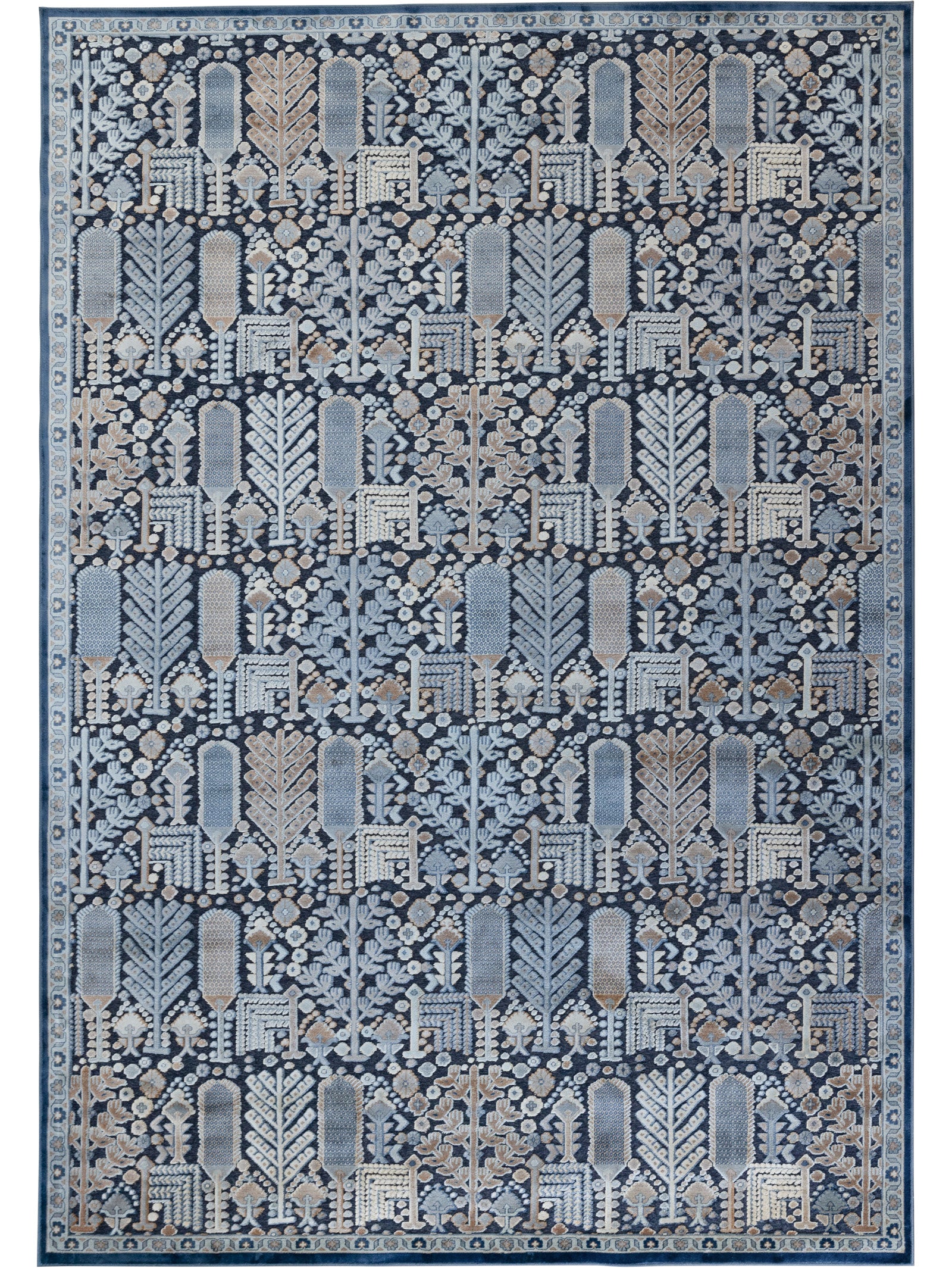Minstrel Rug in Indigo - Hertex Haus - Hertex Haus