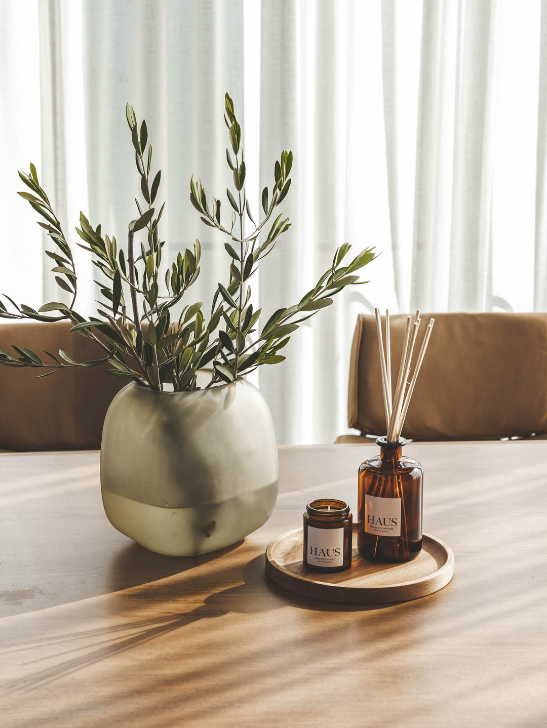Mira Vase Small in Willow