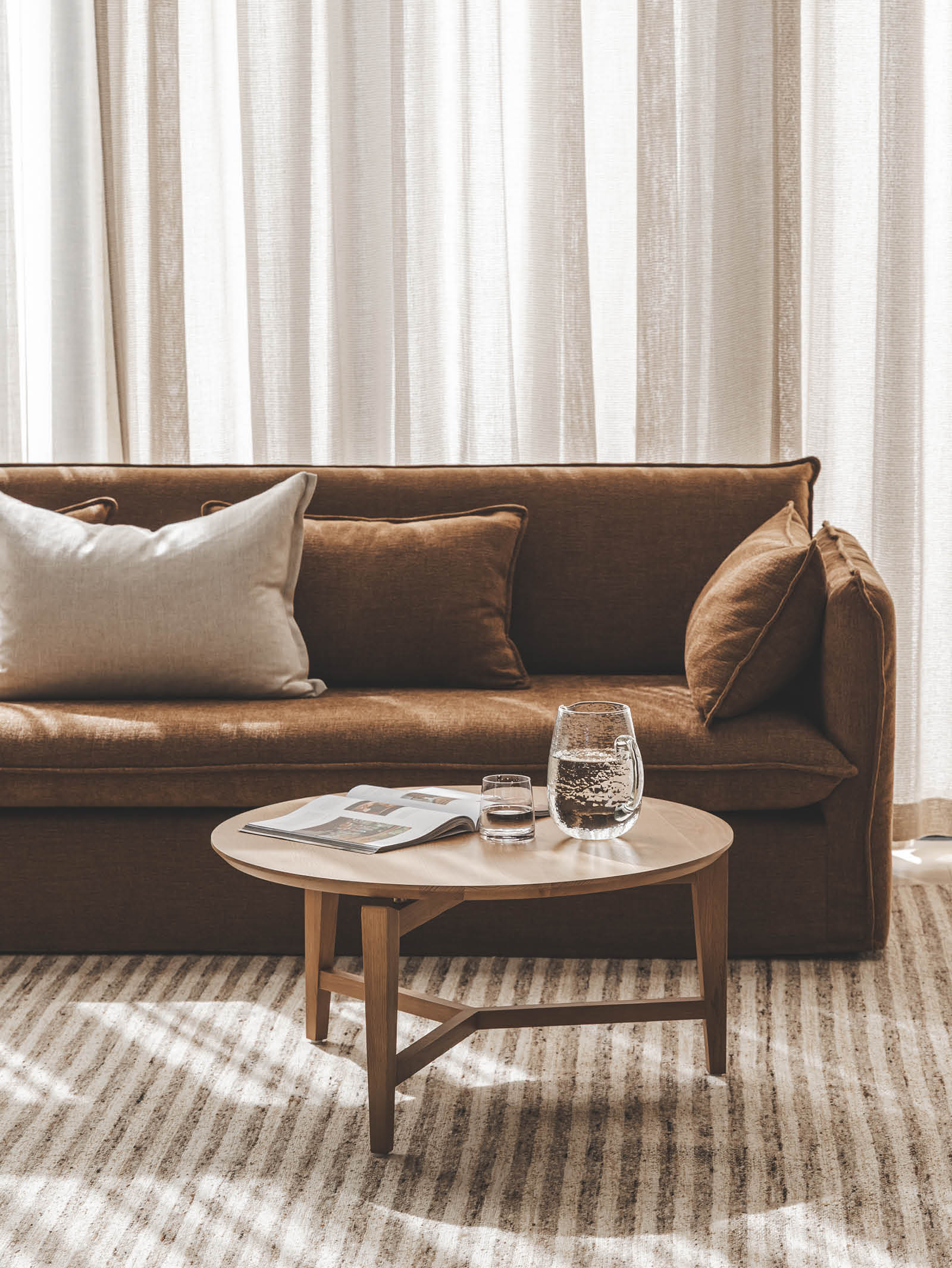 Molteno Oak Coffee Table in Ginger - Hertex Haus