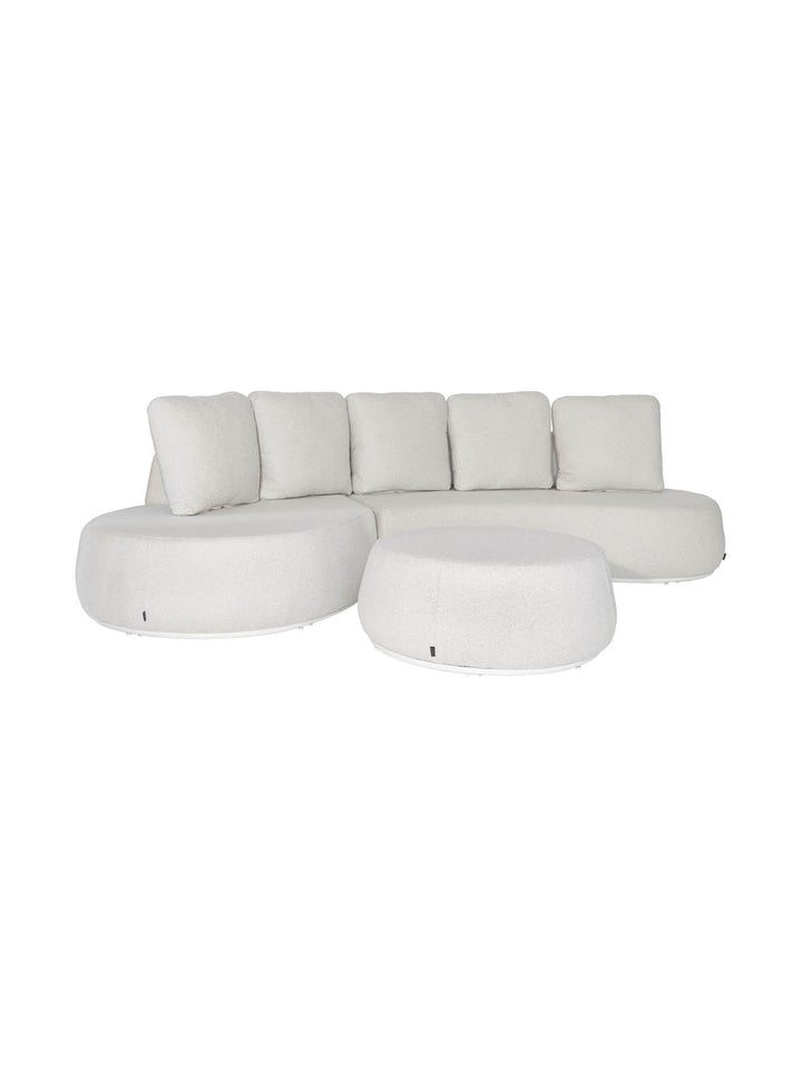 Mona Outdoor Sofa Set in Aborio