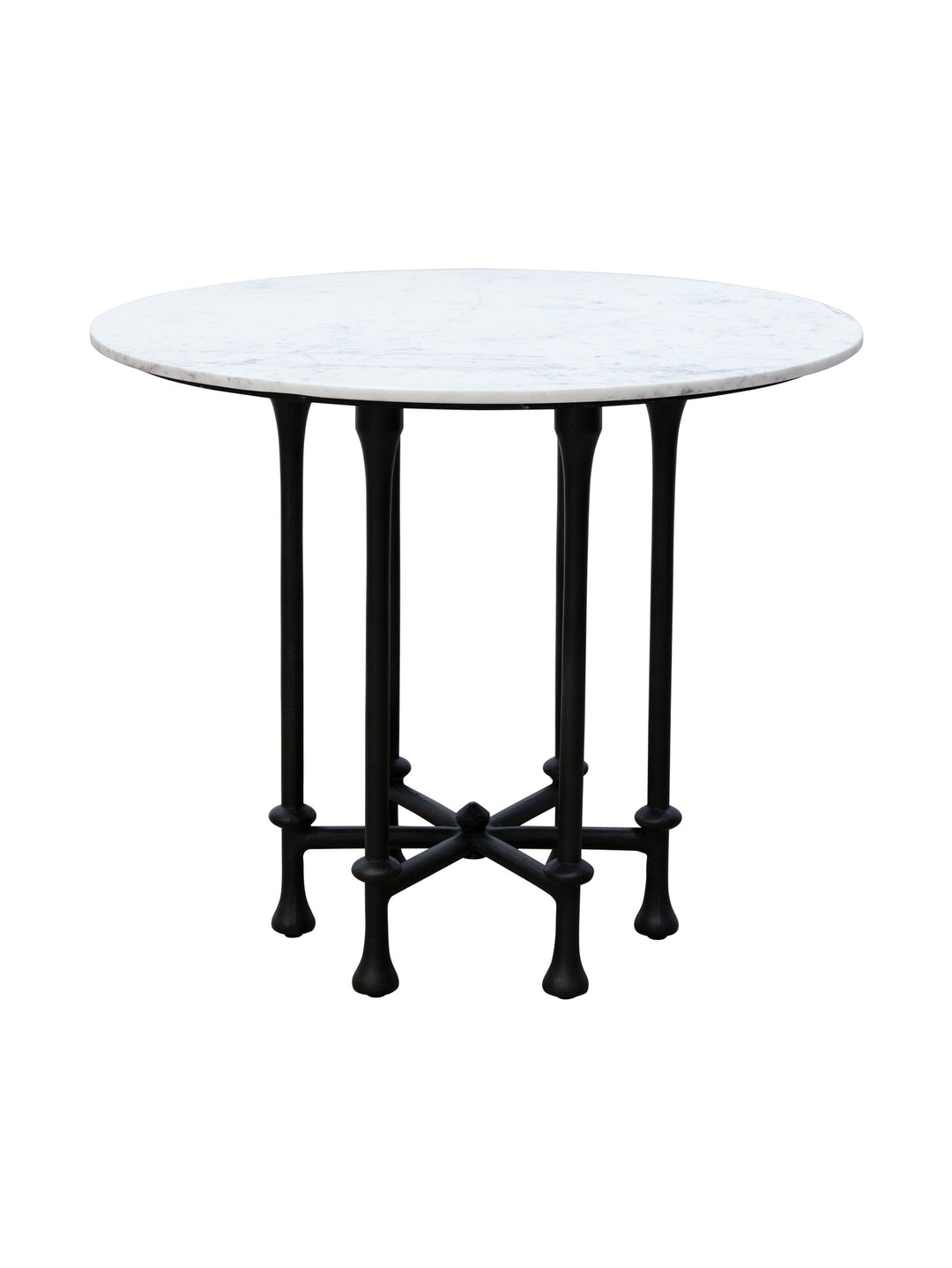 Monaco Marble Bistro Table in Salt Rock