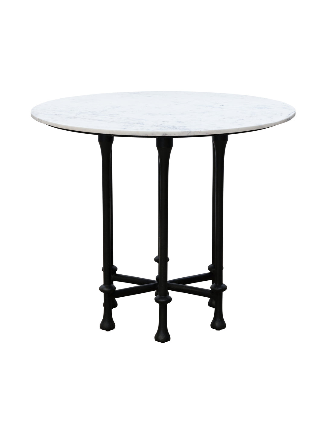 Monaco Marble Bistro Table in Salt Rock