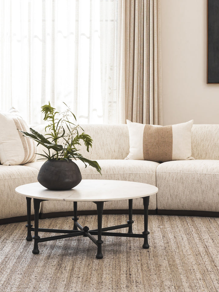 Monaco Marble Coffee Table in Salt Rock