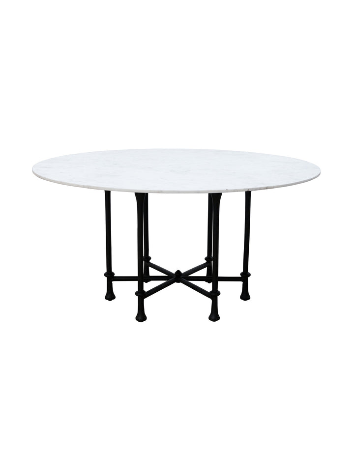 Monaco Marble Dining Table in Salt Rock