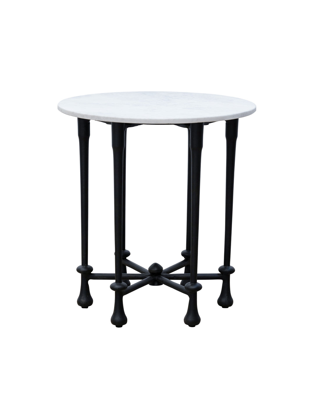 Monaco Marble Side Table in Salt Rock