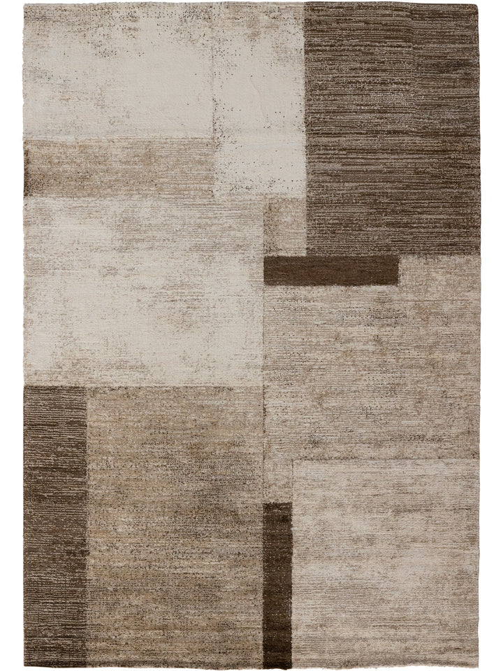 Mondrian Rug in Sepia