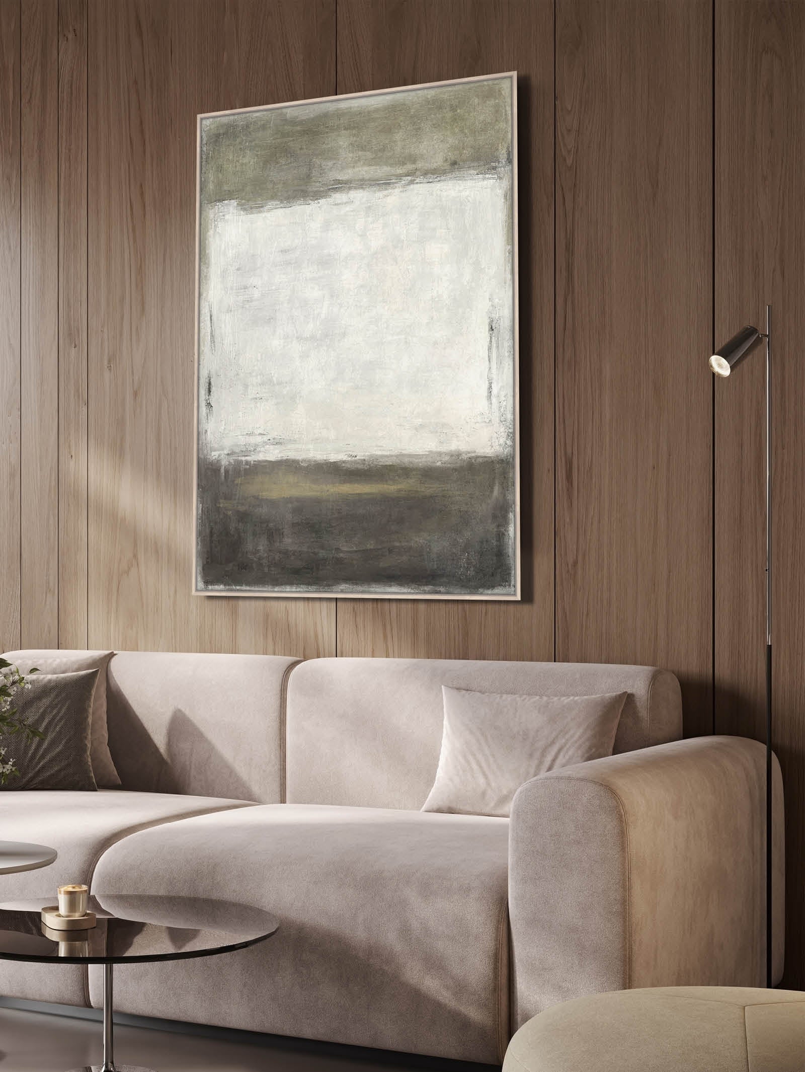 Natures Balance Wall Art in Soft Green - Hertex HAUS